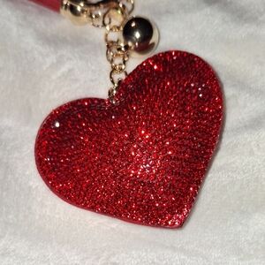 Elegant Red Heart Pendant Necklace